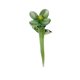 thumbnail image 5 of Mini flor de cristal decorativa, artesanía creativa, figura floral coleccionable para mamá Verde, 5 of 9
