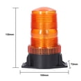 thumbnail image 2 of Tignapoo High-Intensity Red LED Strobe Warning Light for Vehicles, 12-30V Universal, Durable PC Housing, IP65 Waterproof, Easy Installation for Trucks, Emergency & Construction Vehicles, 2 of 5