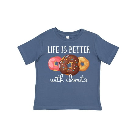 

Inktastic Life is Better with Donuts Boys or Girls Toddler T-Shirt