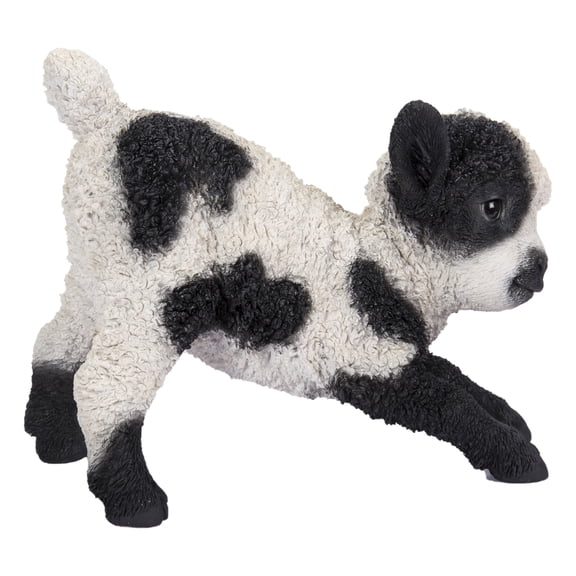 Hi-Line Gifts Baby Lamb Playing Outdoor Garden Statue - 9.5"