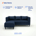 thumbnail image 2 of LASE Muebles Sala Roma Sofá con Otomán Adaptable con Cojines Oxford, 2 of 7