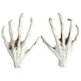thumbnail image 2 of Mano de Esqueleto de Halloween, Diseño Realista de Mano Fantasma, Decoración Espeluznante para Bar, Ambiente de Casa Embrujada o Fiesta, Atmósfera Festiva, Incluye Un Par de Manos., 2 of 7