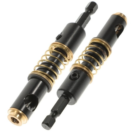 

2pcs Self Centering Drill Bit Door And Window Hinge Positioning Punch Bit