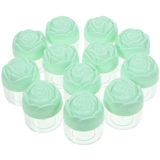 unbranded 12Ud Envases Para Cremas Faciales Con Tapa Recipientes Para Almacenamiento Y Viaje