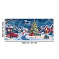 thumbnail image 2 of Banderín navideño Decoraciones para puertas de garaje Decoración navideña Invierno Gran cubierta decorativa para puertas Interior Exterior para fiestas navideñas Artículos para fiestas, 2 of 4