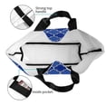 thumbnail image 4 of Disketp Blue Gold Grid Lantern Shapes Bolsa Tote Estampada para Mujer, Bolso de Hombro y de Mano para Compras y Viajes, 4 of 8