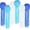 Dark Blue, Light Blue, White, variant on LQQBOX 8pcs Jelly Fish Paper Lanterns for Wedding Kids Birthday Baby Shower Party Decoration Gradient Paper Lanterns Indoor Outdoor Mermaid Ocean Mermaid Themed Party Decoration (Gradient)