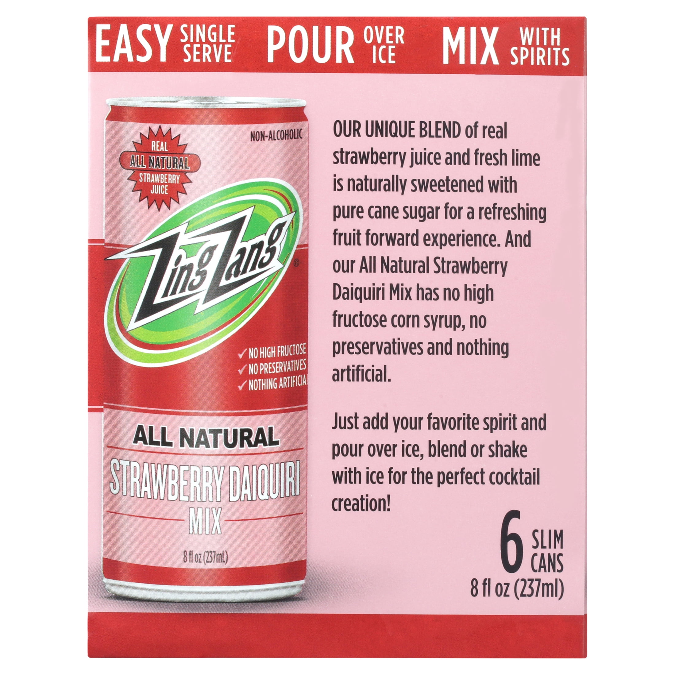 Zing Zang Strawberry Daiquiri Cans