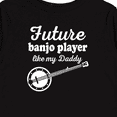 thumbnail image 4 of Inktastic Future Banjo Player Like Daddy Boys Long Sleeve Toddler T-Shirt, 4 of 5