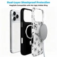 thumbnail image 3 of SKLYDDI Étui Mignon avec Nœuds Noirs pour iPhone 16 Pro, Compatible MagSafe, 3 of 7