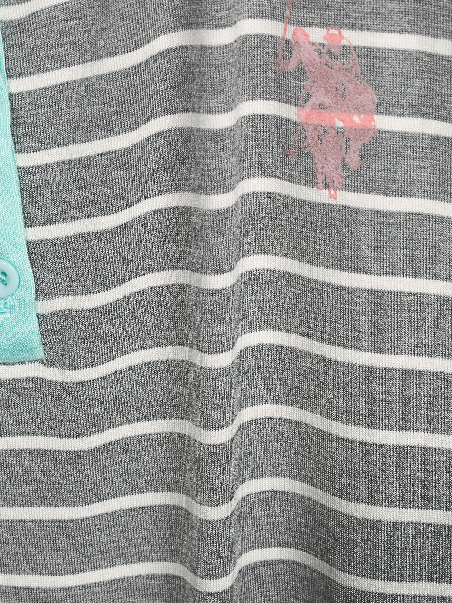 U.S. Polo Assn. Women's Plus 2pc Striped Knit Racerback Tank and Pajama Short Set