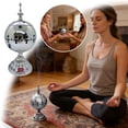 thumbnail image 1 of BotaniNest Metal Incense Burner Aromatherapy Desktop Ornament For Home Zen Meditation And Relaxation, 1 of 6
