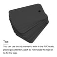 thumbnail image 4 of Uxcell 50pcs Waterproof Wires Plastic Shipping Tags Black 1.2 x 2", 4 of 6
