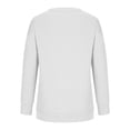 thumbnail image 5 of Lindreshi Sweatshirts for Women Loose Fit Fashion Woman Round Neck Long Sleeve T-Shirt Printing Loose Sweatshirt Blouse Tops, 5 of 5
