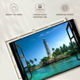 thumbnail image 6 of Elephant Stock Outdoor Lighthouse Wall Art - Horizontal Canvas Wall Art - Living Room Wall Decor - Nautical Canvas - Blue And Turquoise Decor - 12" x 8", 6 of 8