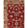 thumbnail image 3 of Rugsotic Carpets Hand Tufted Wool Eco-Friendly Area Rugs - 2'6"x8', Runner, Red Gold, Modern Contemporary Design, High Pile Handmade Anti Skid Rugs for Living Room, Bed Room (K00531), 3 of 7