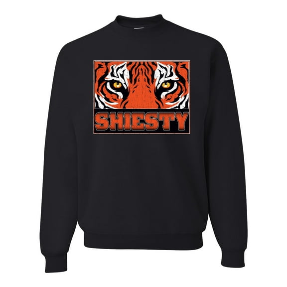 Wild Bobby Cincinnati Football Joe Sheisty Sports Unisex Crewneck Graphic Sweatshirt, Black, Small