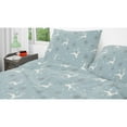 thumbnail image 1 of Cotton House - Flannel Sheet Set, 100% Cotton, Twin Size, Deer and Snowflake Design, 1 of 2