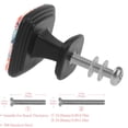 thumbnail image 3 of 4 Pcs Square Cabinet Handle Drawer Pulls Coral Knobs with Screws Furniture Office Cabinet Knob Decoration, 3 of 7