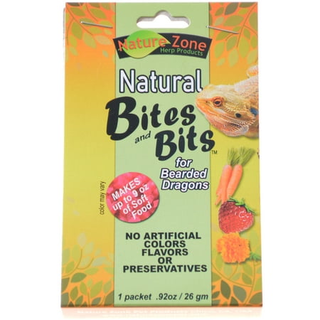 Nature Zone Natural Bites and Bits for Bearded Dragons, 9 oz