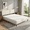 Beige, variant on BSHTI KING Size Upholstered Platform Bed Frame – No Box Spring Needed, Square Tufted Headboard, Solid Wood Frame, Center Support Leg, Under-Bed Storage, Easy Assembly, Dark Grey