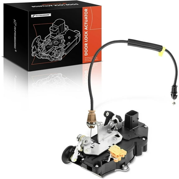 A-Premium Door Latch Lock Actuator Compatible with Chevy & GMC Vehicles - Silverado 1500, Silverado 2500 HD, Silverado 3500 HD, Sierra 1500, Sierra 2500 HD, Sierra 3500 HD, 2008-2009 - Rear Driver