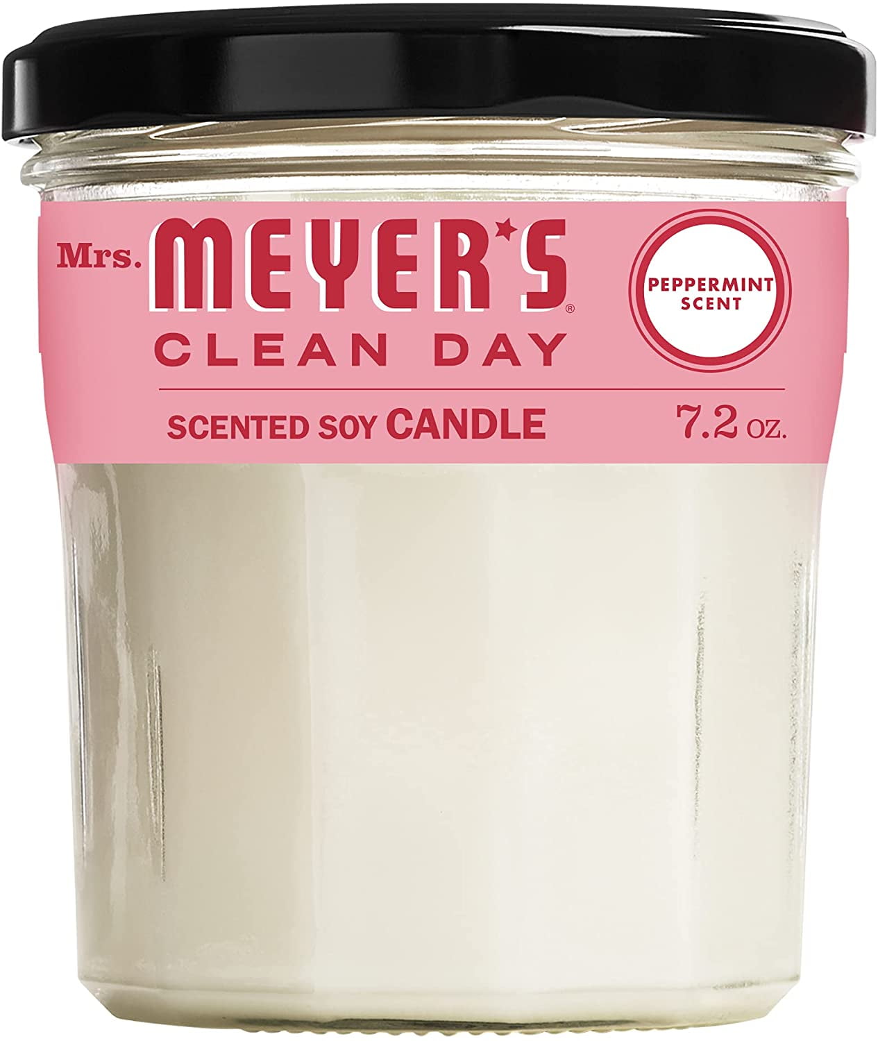 Peppermint 4.9 Ounce MRS MEYERS Soy Candle 