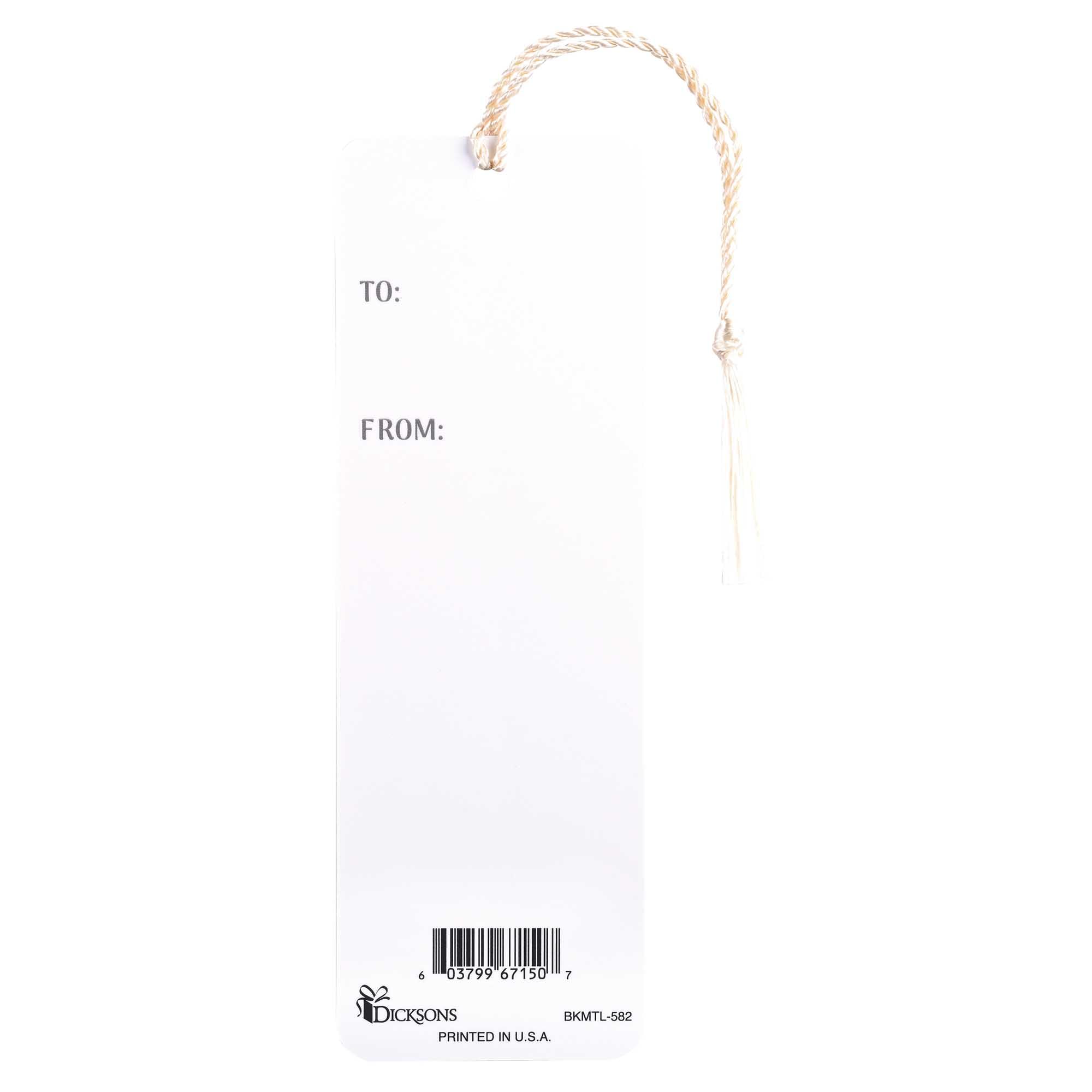 Dicksons Inspirational Bible Verse Tassel Bookmark for Books and Novels 2 x 6 Cardstock Flowers are Springing Up - Pack of 12