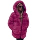 thumbnail image 5 of Abrigo y chaquetas de piel sintética con capucha y manga larga para mujer, de retazos de imitación, de longitud media, con capucha, para mujer, 5 of 5