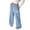 A03 Blue, variant on Girls Bow Print Graphic Wide Leg Sweatpants Mid Rise Baggy Straight Leg Casual Lounge Long Sweat Pants with Pockets Beige 11-12 Years