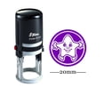 thumbnail image 1 of Round Self Inking Kids Teacher Stamp STAR Design Custom Shiny 20mm Rubber Stamp, 1 of 1