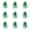 Green, variant on 30Pcs Glow in The Dark Mini Ghosts Figures Halloween Decoration, Cute Resin Luminous Ghosts Statue, Micro Landscape Creative Decoration for Home Desktop Garden Party Shelf 0.6x0.8 Inch Pink