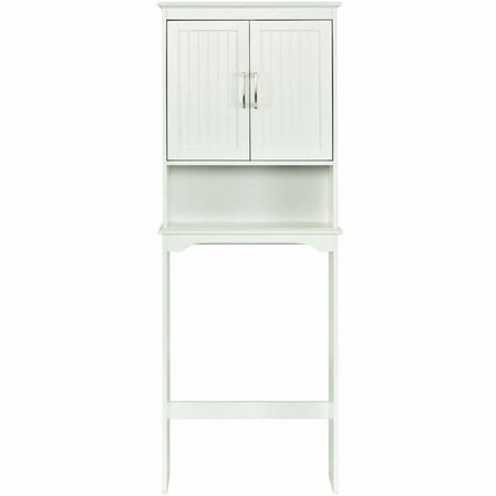 Demi Bonn Toilet Storage Cabinet, Bathroom Cabinet Organizer, Over Toilet Space Saver Bathroom Organizer with Storage Cabinet, for Bathroom, White