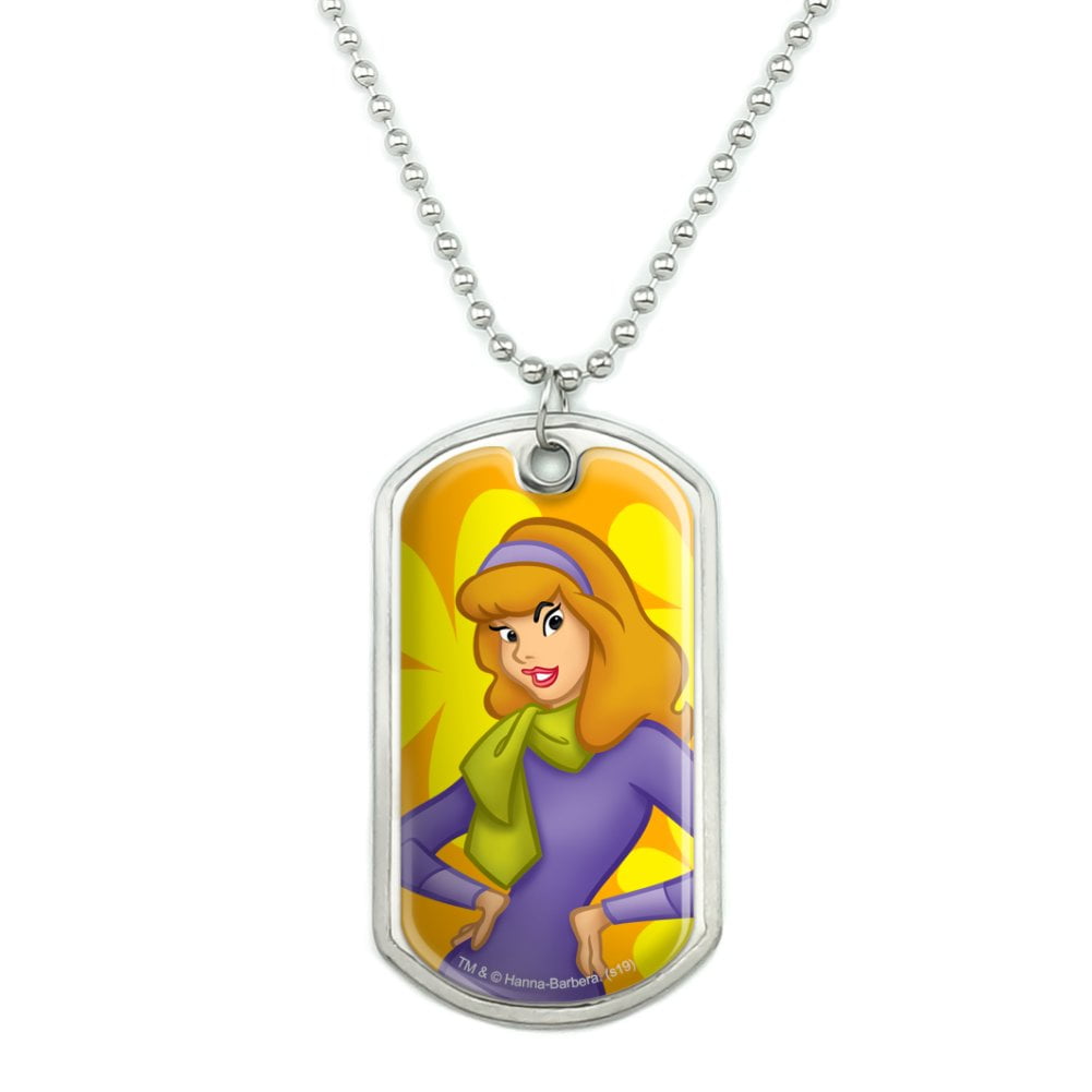 Graphics and More Scooby Doo Daphne Character Military Dog Tag