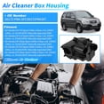 thumbnail image 2 of Caja de Filtro de Aire del Motor para Honda CR-V 2.4L 2002 2003 2004 Reemplazo de la Caja de Filtro de Aire 06172-PNA-307/06172PNA307 Negra, 2 of 7