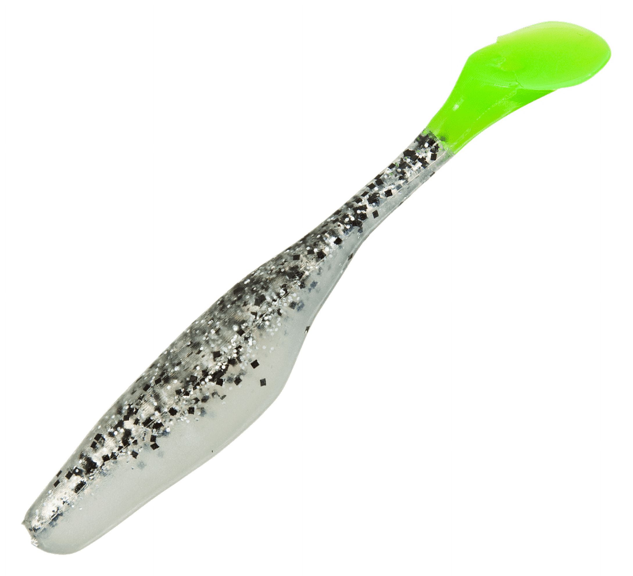 Bass Assassin SW Shad 5'' S&P Sl Phntm/ChrtTail 8p