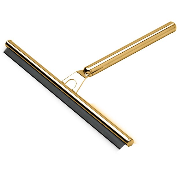 AGM Home Store WLuxury Round Wiper Blade Squeegee for Shower Glass