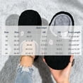 thumbnail image 3 of JUSLIO Slippers for Women Flat Sole Non Slip Indoor House Slippers Open Toe Slides Slip On Fuzzy Plush Slippers, 3 of 5
