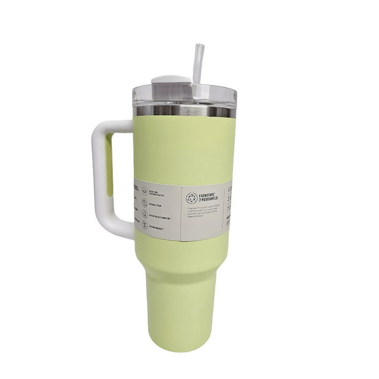Stanley Flowstate Tumbler 40oz CITRON Green LIMITED EDITION Color Quencher  H2.0