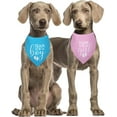 thumbnail image 6 of Team Girl Team Boy Gender Reveal Baby Announcement Dog Bandana Pregnancy Announcement Photo Prop Pet Scarf Decorations Accessories for Dog Lovers Pack of 2, 6 of 6