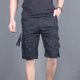 thumbnail image 4 of pstuiky Pantalones cortos de entrenamiento para hombre, Pantalones cortos casuales, cómodos y lisos con bolsillos y cintura con cordón ajustable para hombre Pantalones cortos cargo, 4 of 4