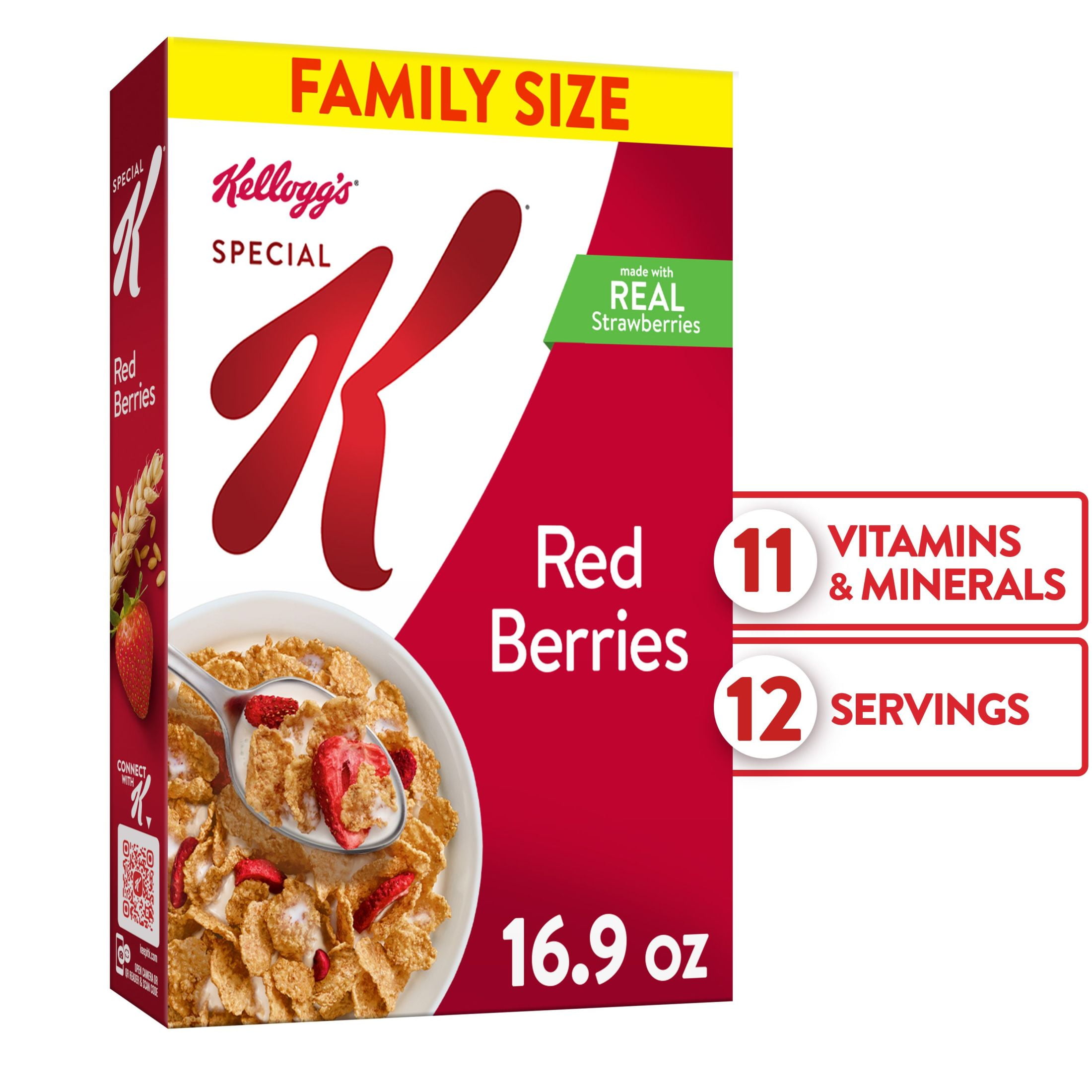 Kellogg's Special K Breakfast Cereal, Red Berries, 16.9 oz