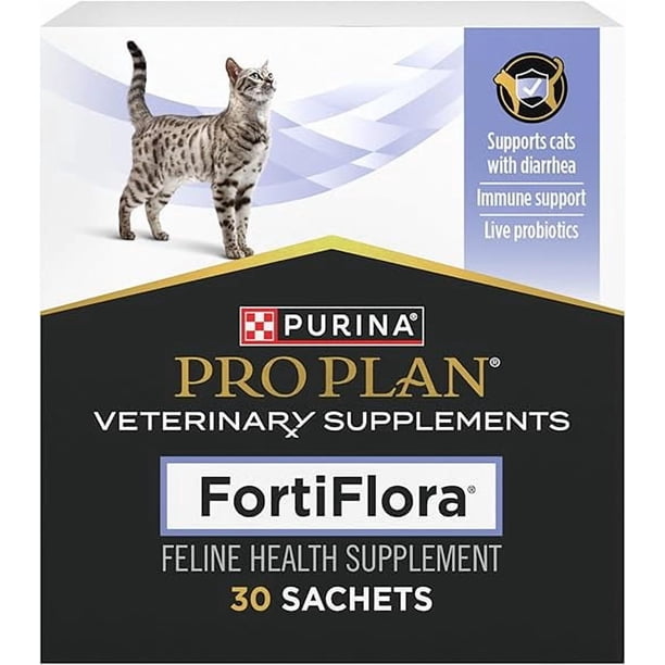 Purina FortiFlora Suplemento Probiótico para Gatos, 30 Sobres | Bodega ...