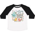 thumbnail image 3 of Inktastic Sing of the Goodness of God Birds and Flowers Boys or Girls Toddler T-Shirt, 3 of 5