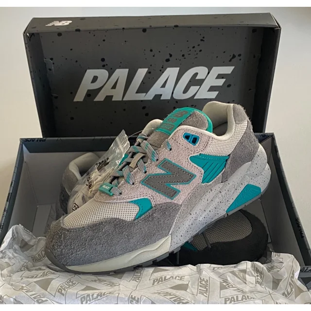 NEW BALANCE 580 x PALACE TRAINERS SNEAKERS SHOES RETRO DS OG BNIB UK 7 & UK 7.5