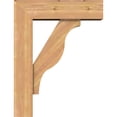 thumbnail image 3 of Ekena Millwork 7 1/2"W x 26"D x 34"H Funston Block Smooth Bracket w/ Offset Brace, Western Red Cedar, 3 of 25