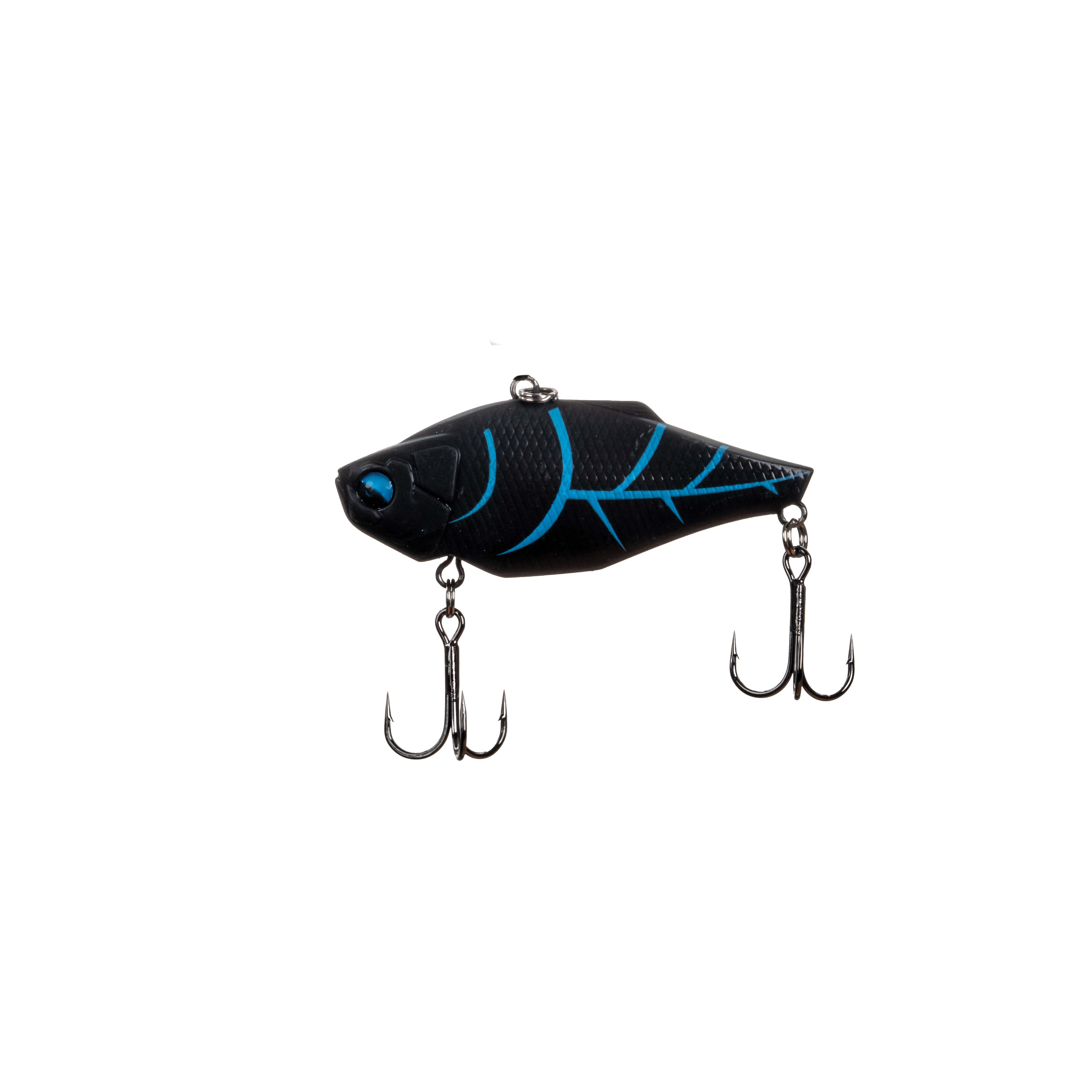 (3 pack) Ozark Trail Freshwater Rattle Fishing Lure, Nightwalker, 7/16 oz