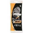 thumbnail image 1 of Bic Metal Men's Disposable Shaving Razors, 5-Count x 1 Pack, 1 of 1