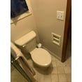 thumbnail image 2 of Typhon Recessed Solid Wood Toilet Paper Holder 7 x 8.5, White Enamel, 2 of 6
