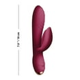 thumbnail image 2 of Rocks Off Every Girl Rabbit Vibrator, Burgundy, 2 of 3